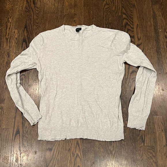 J. Crew Cotton piqué-stitch crewneck sweater Men’s Medium - Picture 2 of 8